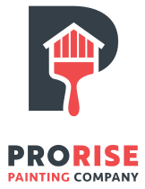 ProRise Painting tall logo, highlighting expert painting services in Vancouver for residential, commercial, and strata properties.